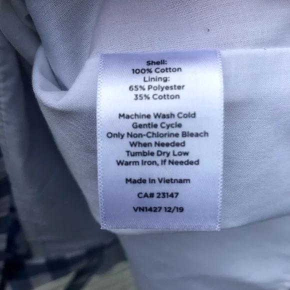 Talbots Blue Ruffled Smocked Midi Dress - Picture 10 of 14